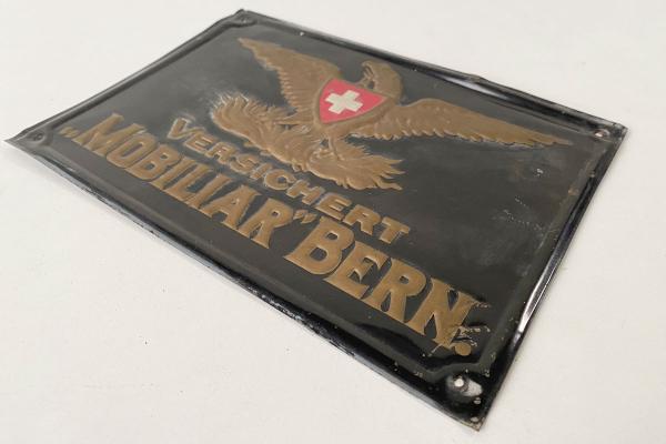Blechschild Versichert "Mobiliar" Bern